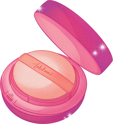Manhwa Style Blush Compact